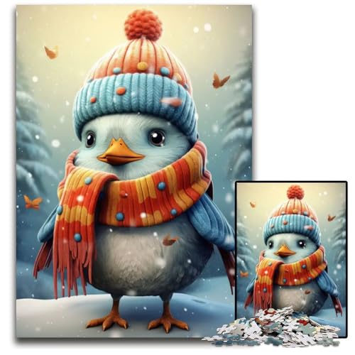 Puzzles für 1000 Teile WintervogelPuzzles für Erwachsene anspruchsvolles Denkspiel für Teenager Spaß am Familienspieleabend 1000 Teile (38 x 26 cm) von mowenbingpeng