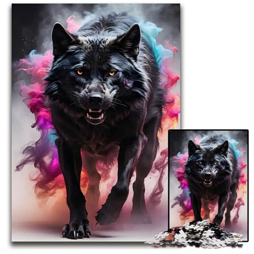 Puzzles für 1000 Teile WolfWerwolfPuzzles für Erwachsene anspruchsvolles Denkspiel für Teenager Spaß für den Familienspielabend 1000 Teile (75 x 50 cm) von mowenbingpeng