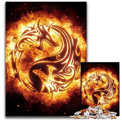 Puzzles für 1000 Teile YinYangPuzzles für Erwachsene anspruchsvolles Denkspiel für Teenager Spaß am Familienspieleabend 1000 Teile (75 x 50 cm) von mowenbingpeng