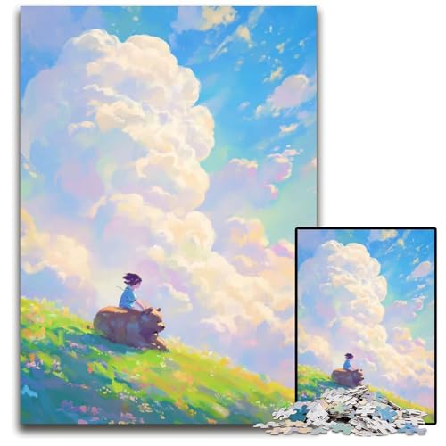 Puzzles für 1000 Teile wunderschöne Landschaftspuzzles für Erwachsene anspruchsvolles Denkspiel für Teenager Spaß am Familienspieleabend 1000 Teile (38 x 26 cm) von mowenbingpeng