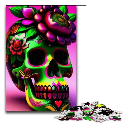 Puzzles für Erwachsene, 1000 Teile, Totenkopf-Puzzle, Lernspiele für Zuhause, DIY-Spielzeug, tolles Geschenk für Spiele, 1000 Teile Puzzles für Erwachsene, 1000 Teile, Totenkopf-Puzzle, Lernspiele für Zuhause, DIY-Spielzeug, tolles Geschenk für Spiele, 1000 Teile von mowenbingpeng