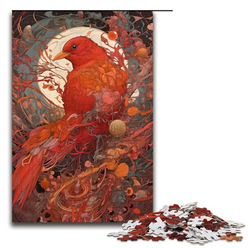 Red Bird 1000-teiliges Puzzle für Erwachsene, Puzzle als Geschenk, geeignet für Teenager ab 14 Jahren, 1000 Teile Red Bird 1000-teiliges Puzzle für Erwachsene, Puzzle als Geschenk, geeignet für Teenager ab 14 Jahren, 1000 Teile von mowenbingpeng