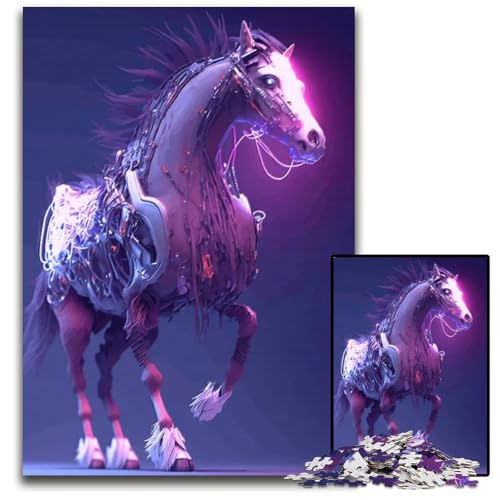 Rorunner Puzzle 1000 Teile Holzpuzzle für Erwachsene DenksportHerausforderungsspiel für Teenager Familieninteraktion 1000 PCS (75 x 50 cm) von mowenbingpeng