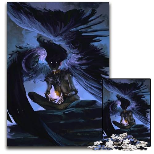 SphinxPuzzle für Erwachsene 1000 Teile unmögliches Puzzle für Erwachsene Denksportaufgabe Spiel für Erwachsene interaktive Familienaktivität 1000 Teile (75 x 50 cm) von mowenbingpeng