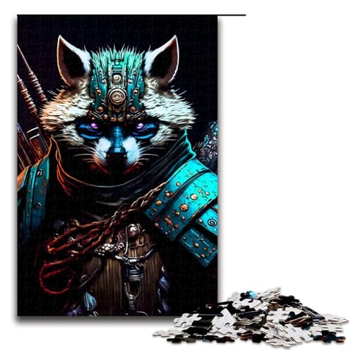 Waschbär-Puzzle mit 1000 Teilen für Erwachsene, Puzzle als Geschenk, geeignet für Teenager ab 14 Jahren, 1000 Teile Waschbär-Puzzle mit 1000 Teilen für Erwachsene, Puzzle als Geschenk, geeignet für Teenager ab 14 Jahren, 1000 Teile von mowenbingpeng