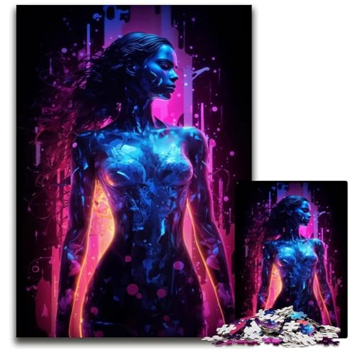 Wired Spirit Puzzle für Erwachsene 1000 Teile Holzpuzzle Denksportspiel für Teenager 1000 Teile (75 x 50 cm) von mowenbingpeng