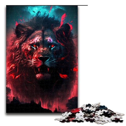 für Erwachsene Puzzle „König der Löwen“ 1000-teiliges Holzpuzzle für Erwachsene und Kinder ab 12 Jahren 1000 PCS für Erwachsene Puzzle „König der Löwen“ 1000-teiliges Holzpuzzle für Erwachsene und Kinder ab 12 Jahren 1000 PCS von mowenbingpeng