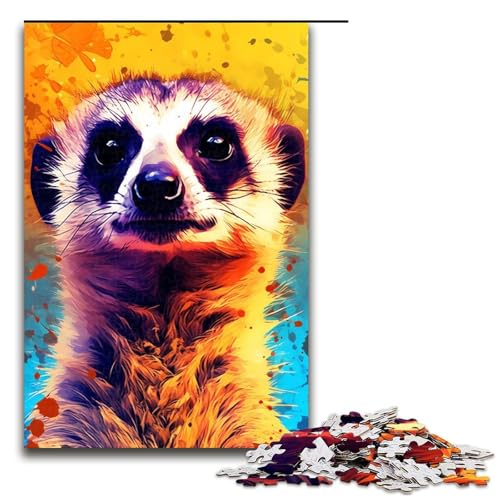 für Erwachsene Puzzle Erdmännchen Farbe 1000 Teile Holzpuzzle für Erwachsene und Kinder ab 12 Jahren 1000 PCS für Erwachsene Puzzle Erdmännchen Farbe 1000 Teile Holzpuzzle für Erwachsene und Kinder ab 12 Jahren 1000 PCS von mowenbingpeng