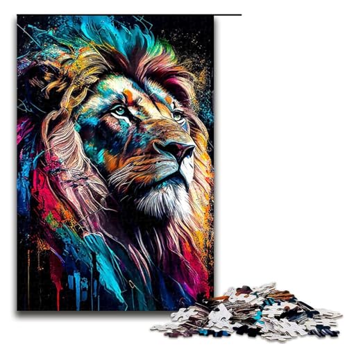 für Erwachsene Puzzle Löwe 1000 Teile Holzpuzzle für Erwachsene und Kinder ab 12 Jahren 1000 PCS für Erwachsene Puzzle Löwe 1000 Teile Holzpuzzle für Erwachsene und Kinder ab 12 Jahren 1000 PCS von mowenbingpeng