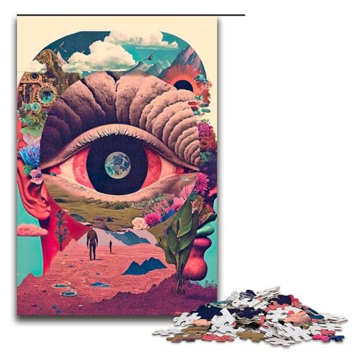für Erwachsene Puzzle Mystical Mirage 1000-teiliges Holzpuzzle für Erwachsene und Kinder ab 12 Jahren 1000 PCS für Erwachsene Puzzle Mystical Mirage 1000-teiliges Holzpuzzle für Erwachsene und Kinder ab 12 Jahren 1000 PCS von mowenbingpeng