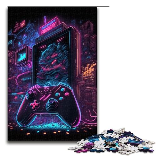 für Erwachsene Puzzle Neon-Spiel 1000 Teile Holzpuzzle für Erwachsene und Kinder ab 12 Jahren 1000 PCS für Erwachsene Puzzle Neon-Spiel 1000 Teile Holzpuzzle für Erwachsene und Kinder ab 12 Jahren 1000 PCS von mowenbingpeng