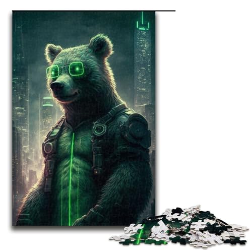 für Erwachsene Puzzle Punk Bear 1000 Teile Holzpuzzle für Erwachsene und Kinder ab 12 Jahren 1000 PCS für Erwachsene Puzzle Punk Bear 1000 Teile Holzpuzzle für Erwachsene und Kinder ab 12 Jahren 1000 PCS von mowenbingpeng