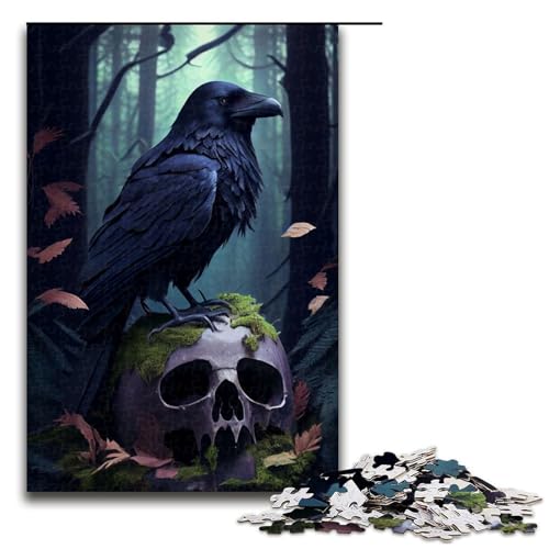 für Erwachsene Puzzle Rabenschädel 1000 Teile Holzpuzzle für Erwachsene und Kinder ab 12 Jahren 1000 PCS für Erwachsene Puzzle Rabenschädel 1000 Teile Holzpuzzle für Erwachsene und Kinder ab 12 Jahren 1000 PCS von mowenbingpeng