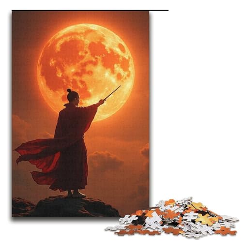für Erwachsene Puzzle Sonne 1000-teiliges Holzpuzzle für Erwachsene und Kinder ab 12 Jahren 1000 PCS (38 x 26 cm) von mowenbingpeng
