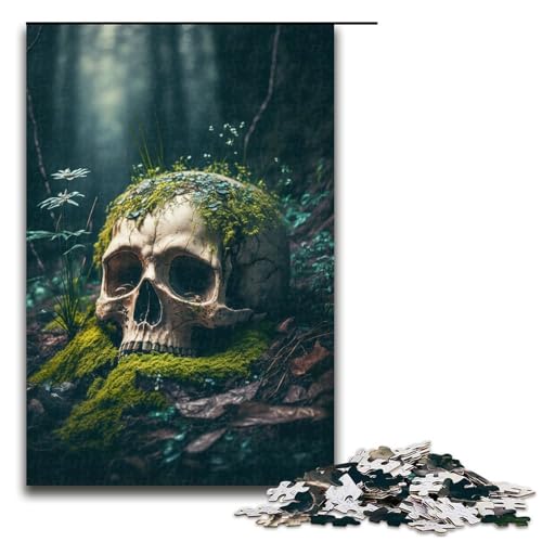 für Erwachsene Puzzle Totenkopf im Wald 1000 Teile Holzpuzzle für Erwachsene und Kinder ab 12 Jahren 1000 PCS für Erwachsene Puzzle Totenkopf im Wald 1000 Teile Holzpuzzle für Erwachsene und Kinder ab 12 Jahren 1000 PCS von mowenbingpeng