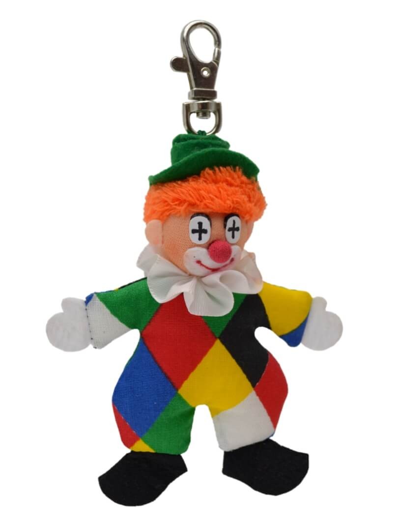 Schlüsselanhänger Clown Logo ca 12 cm, mit Karabiner von munabo