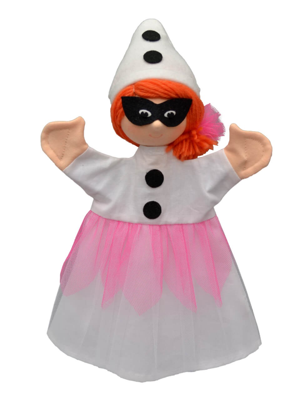 Colombine 34 cm, Handpuppe Colombine 34 cm, Handpuppe von munabo