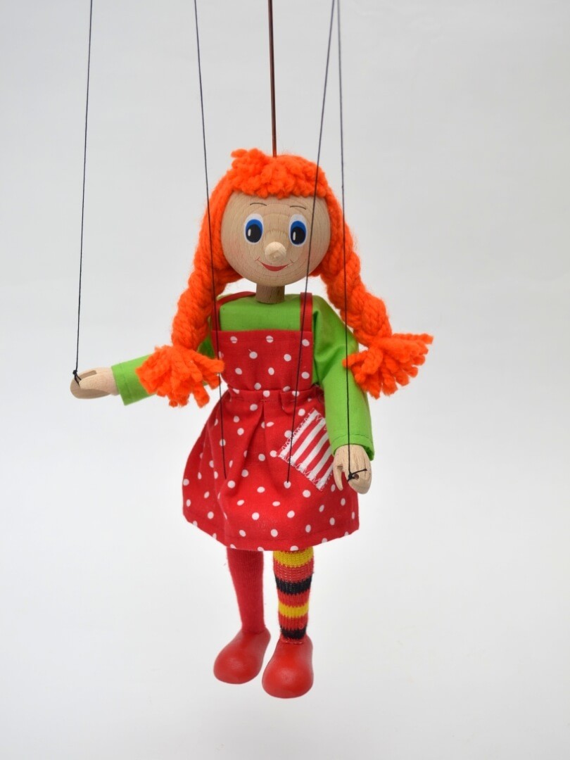 Marionette Mädchen, 30 cm von munabo
