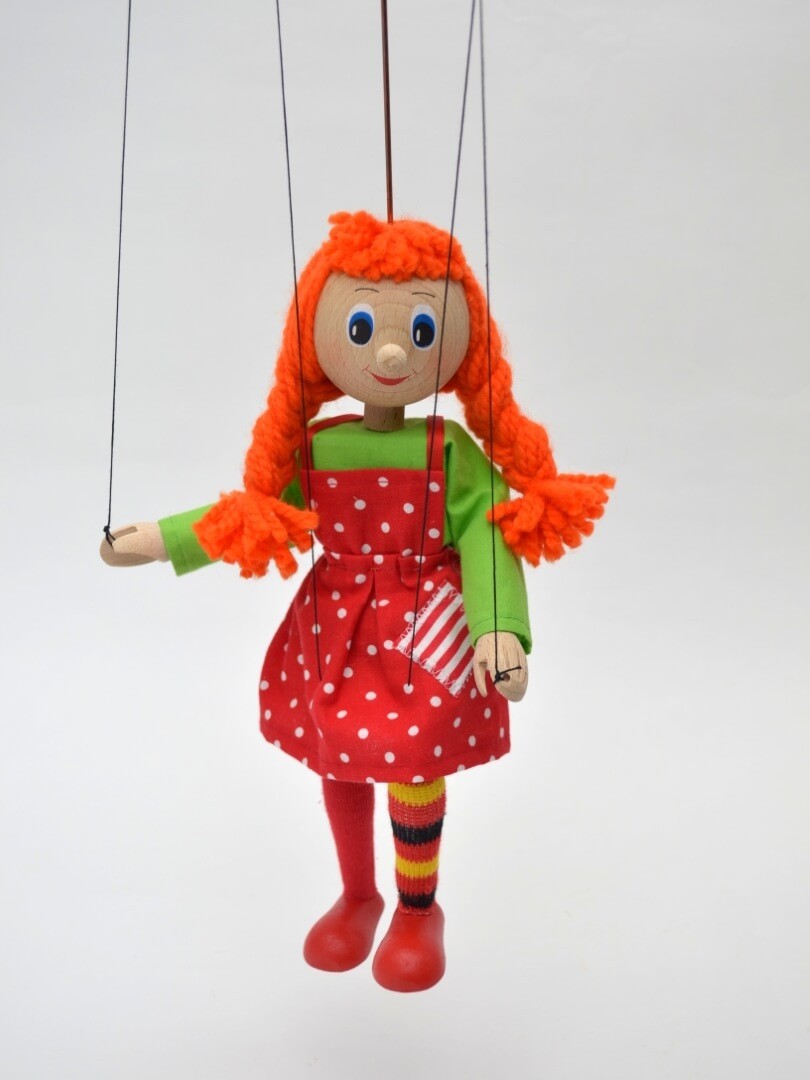 Marionette Mädchen, 30 cm Marionette Mädchen, 30 cm von munabo