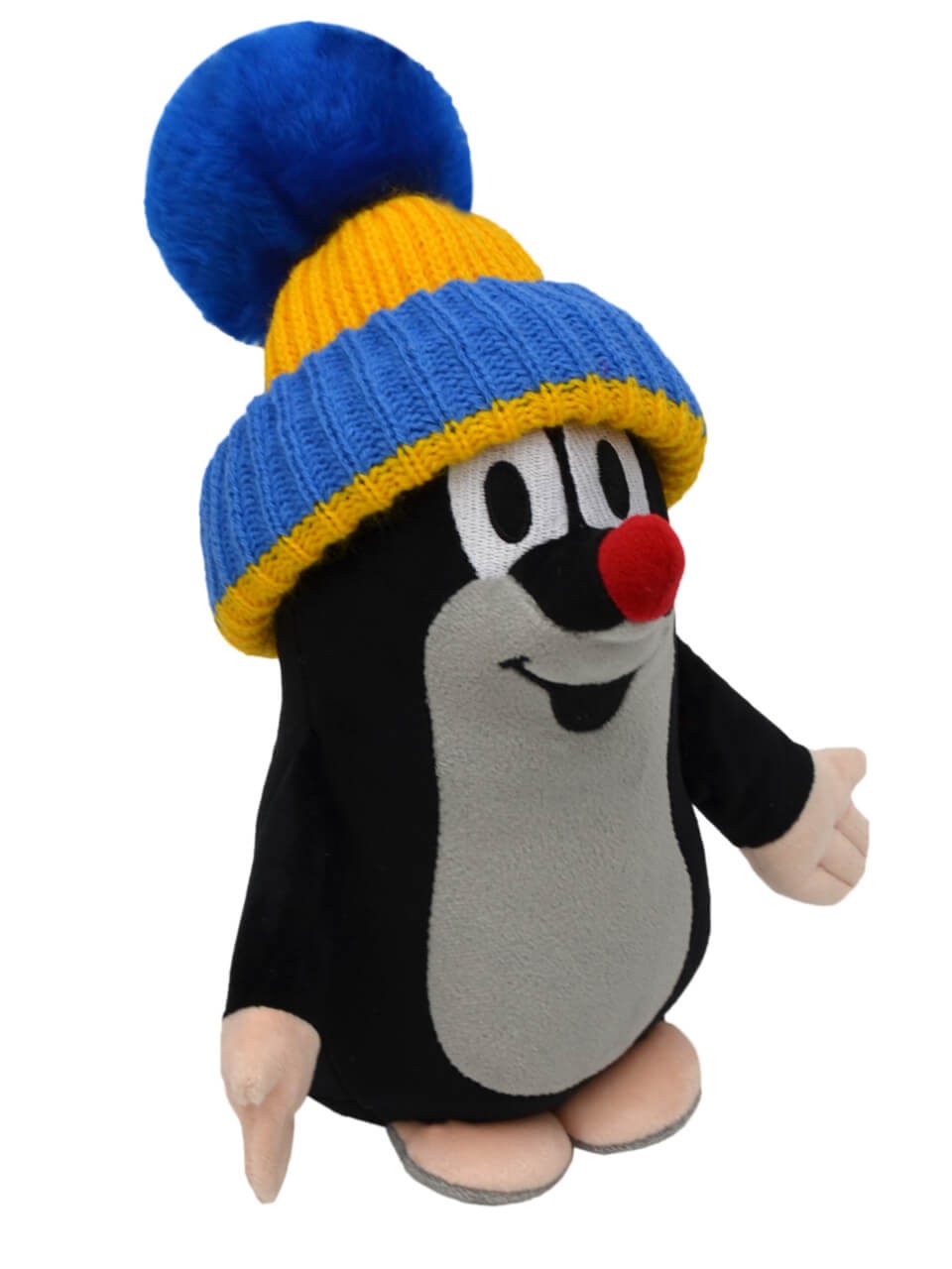 Der kleine Maulwurf mit Mütze blau-gelb, 25 cm Der kleine Maulwurf mit Mütze blau-gelb, 25 cm von munabo