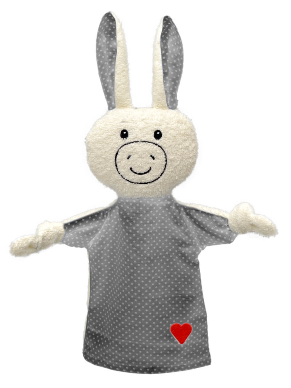 Esel 36 cm, Frotteehandpuppe Esel 36 cm, Frotteehandpuppe von munabo