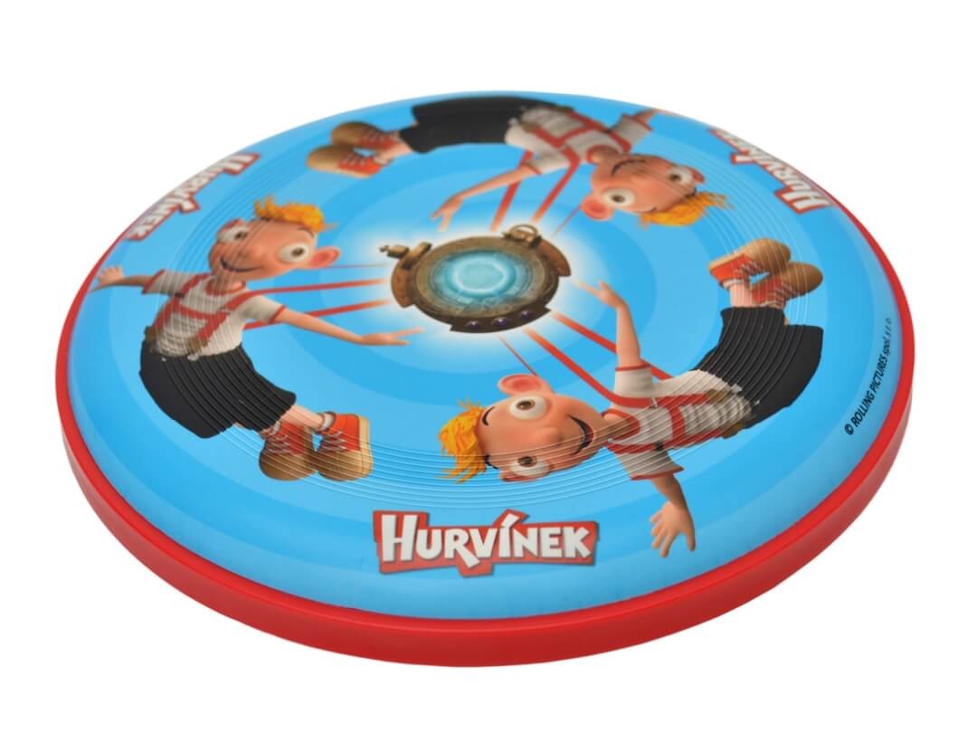 Frisbee 22 cm Harvie,Hosenträger,rot von mubrno