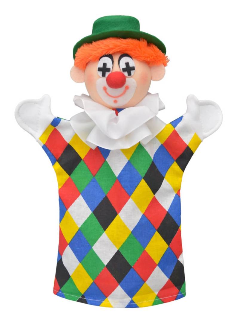 Handpuppe Clown Logo, 28cm von munabo