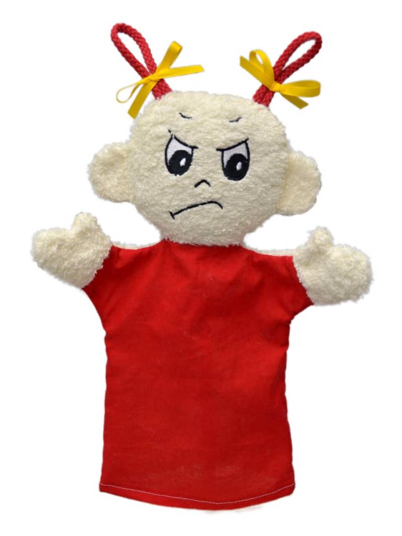 Handpuppe Emotionen, Wut - Lehrmittel von munabo