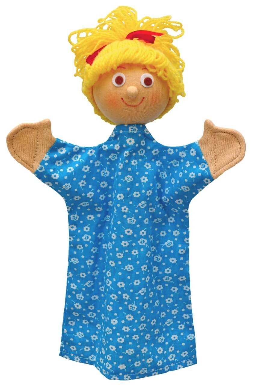 Handpuppe Mädchen, ohne Beine Handpuppe Mädchen, ohne Beine von munabo
