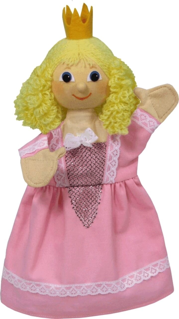 Handpuppe Prinzessin Regina 30cm, rosa von munabo