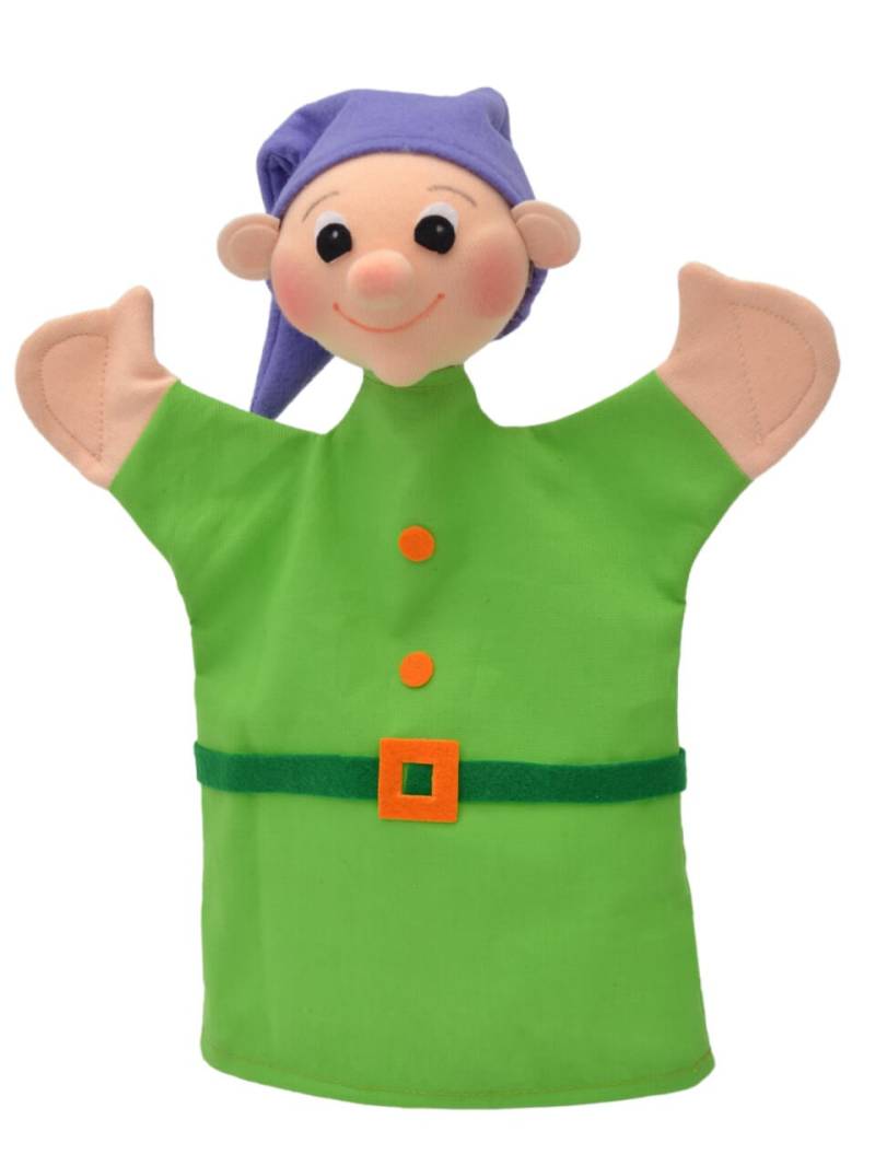 Handpuppe Zwerg grün, 26cm von munabo