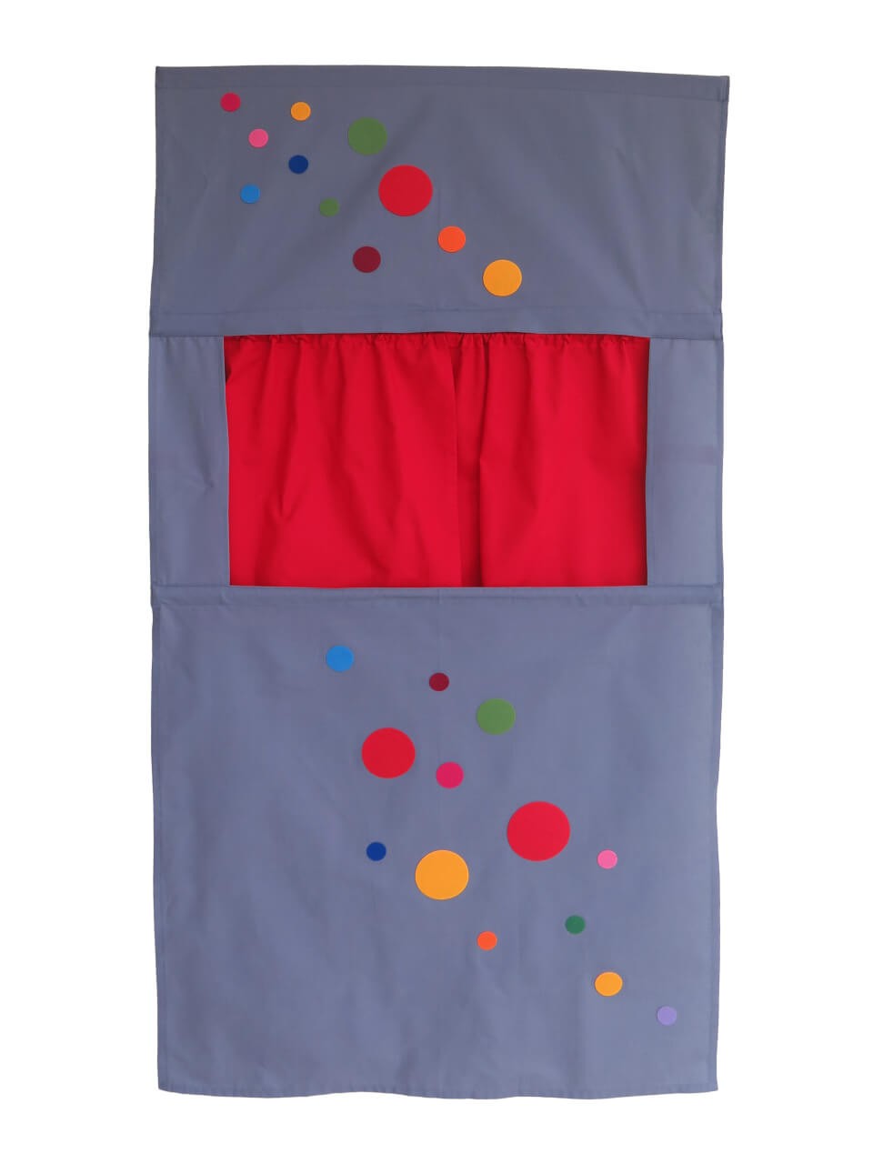 Kaspertheater 150x75 cm, Puppentheater mit farbigen Kreisen Kaspertheater 150x75 cm, Puppentheater mit farbigen Kreisen von munabo