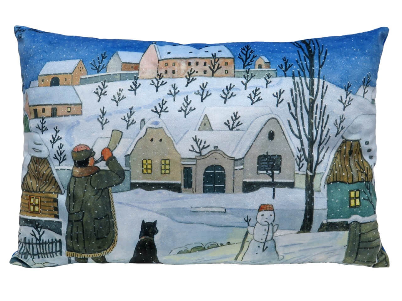 Kissen 45x30 cm Lada, Schneemann Kissen 45x30 cm Lada, Schneemann von munabo