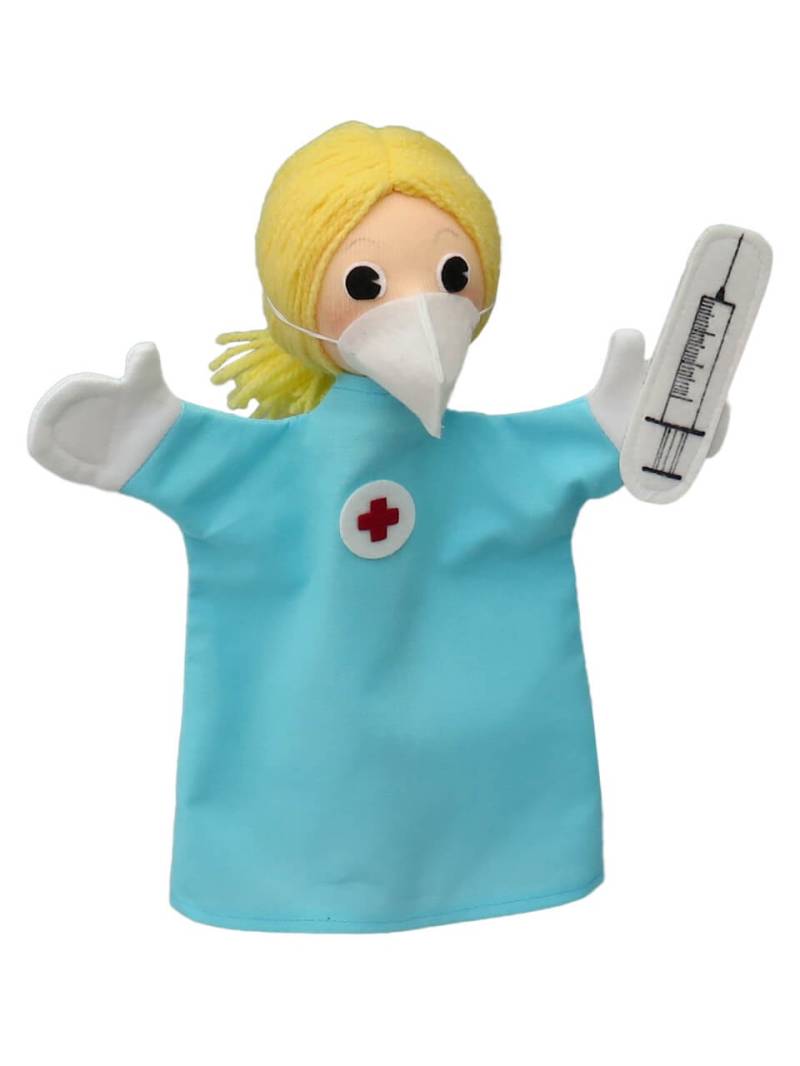 Krankenschwester 27cm, Handpuppe von munabo