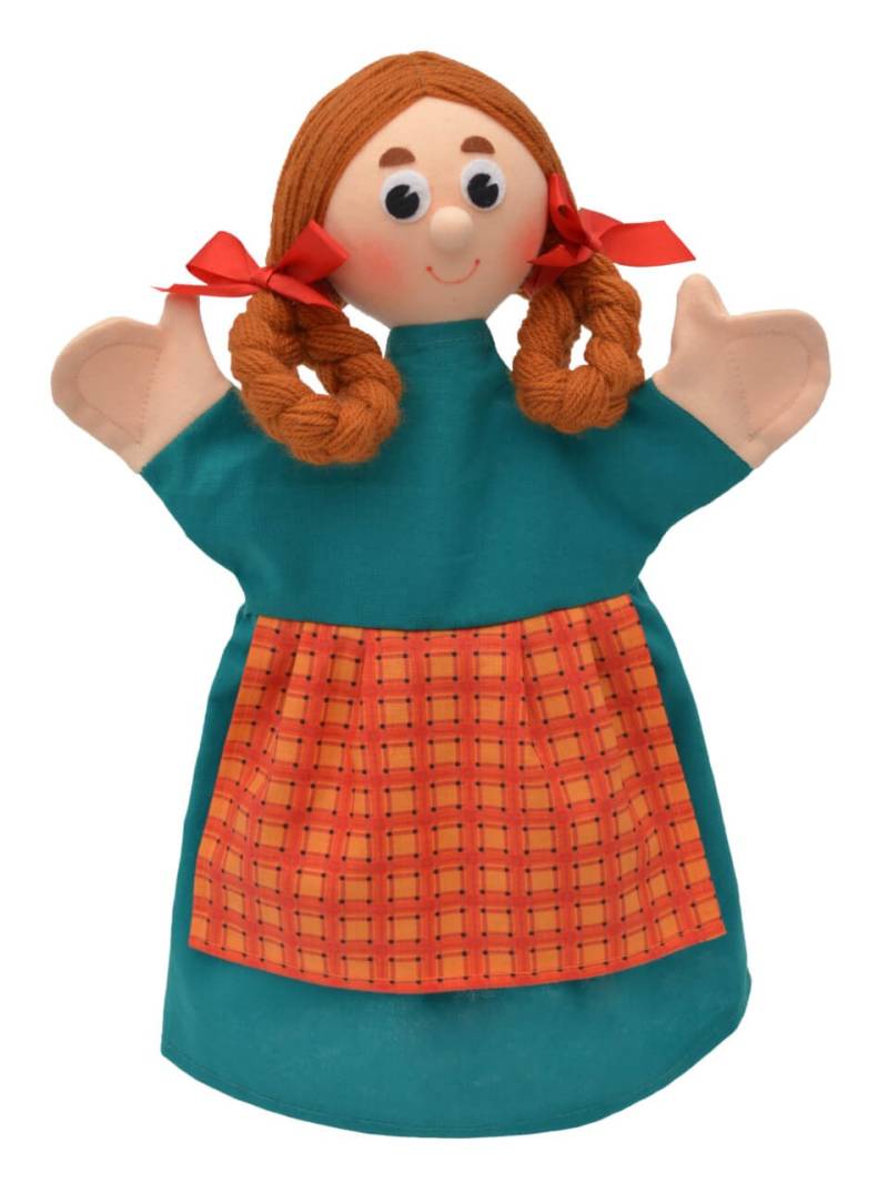 Mädchen Gretel 34 cm, Handpuppe von munabo