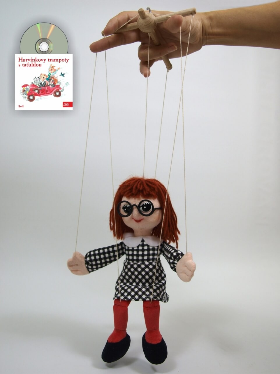 Manicka 25 cm, Textilmarionette +CD von munabo