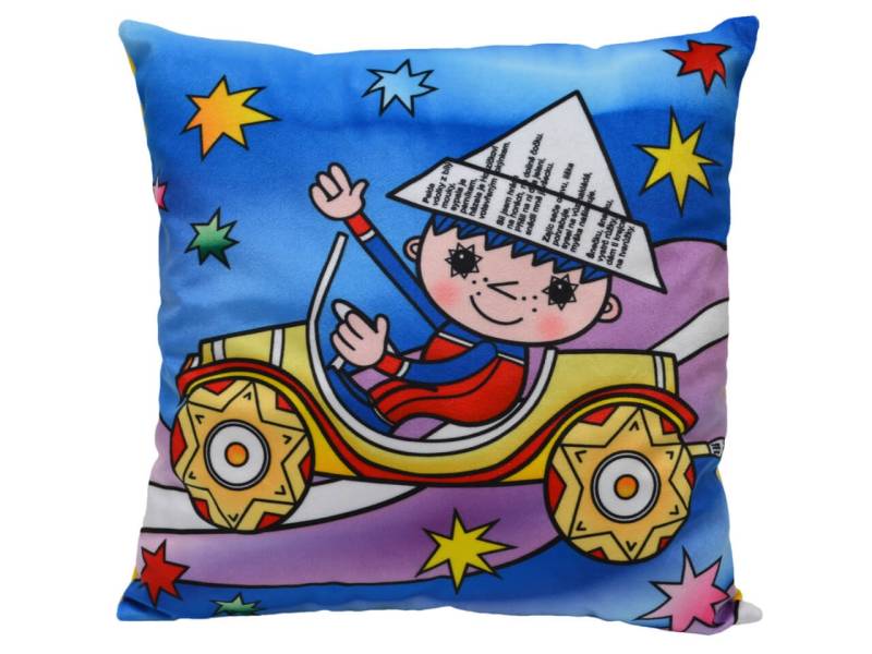 Mubrno Kissen 30x30cm,Junge mit Mütze von munabo