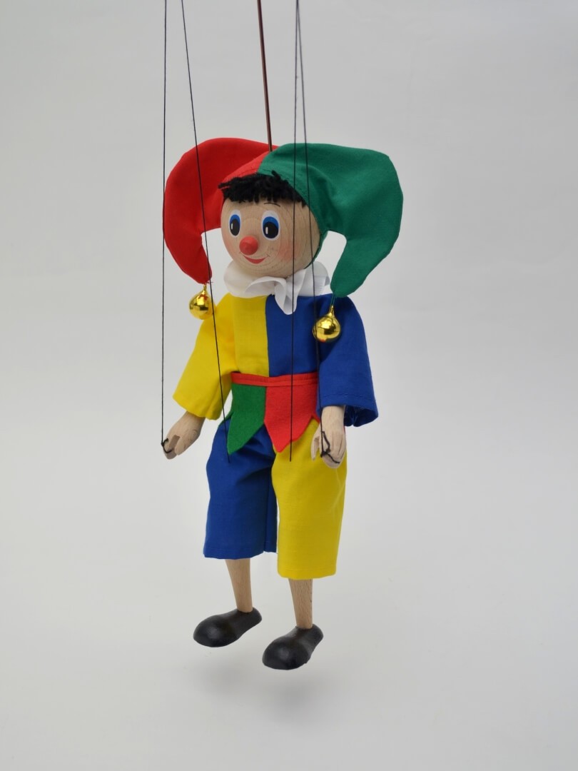 Narr 30cm, Marionette von munabo