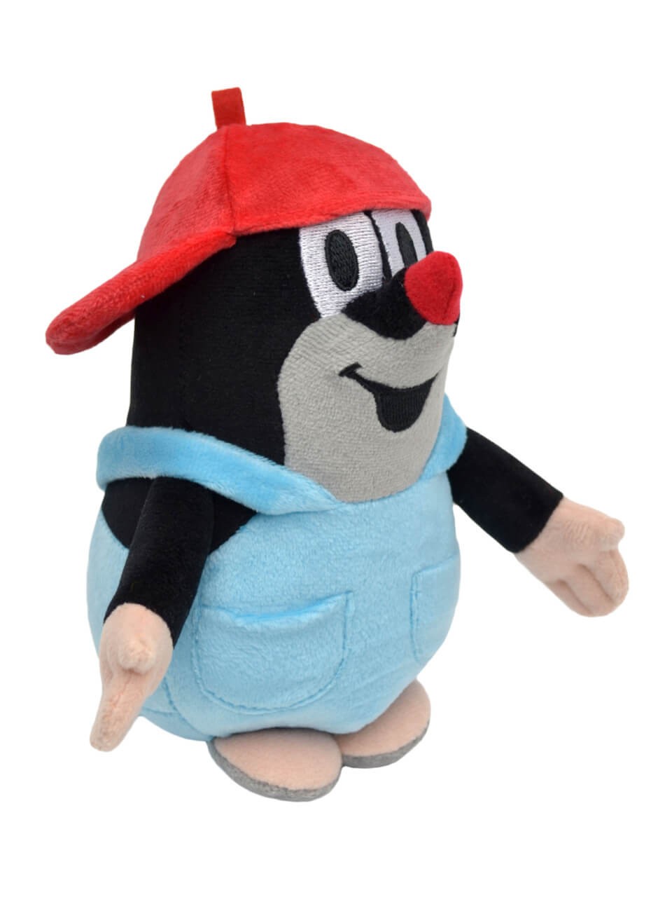 Plüschfigur Der kleine Maulwurf mit Basecap und Hose, rot, 16 cm Plüschfigur Der kleine Maulwurf mit Basecap und Hose, rot, 16 cm von munabo