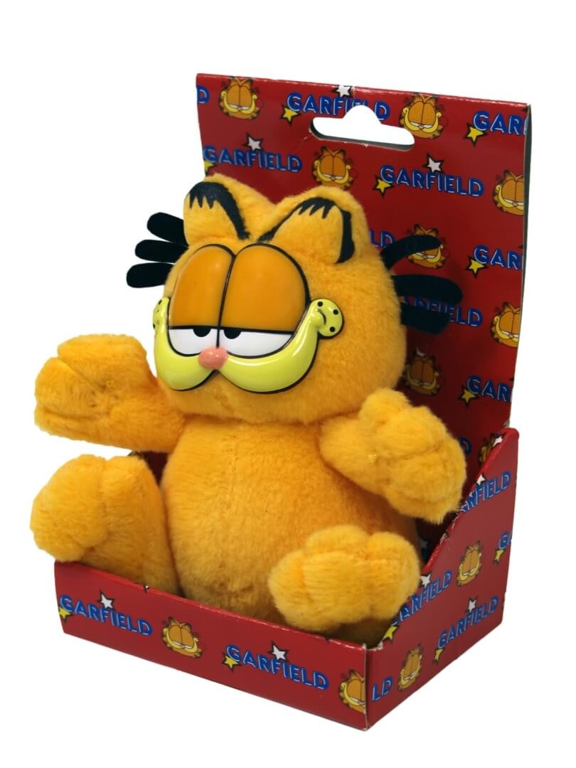 Plüschfigur Garfield 10cm sitzend in Geschenkbox von munabo