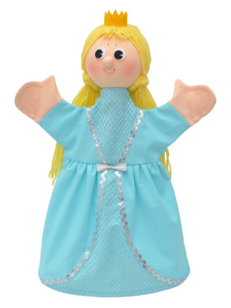 Prinzessin Adélka 36 cm, türkis, Handpuppe von munabo