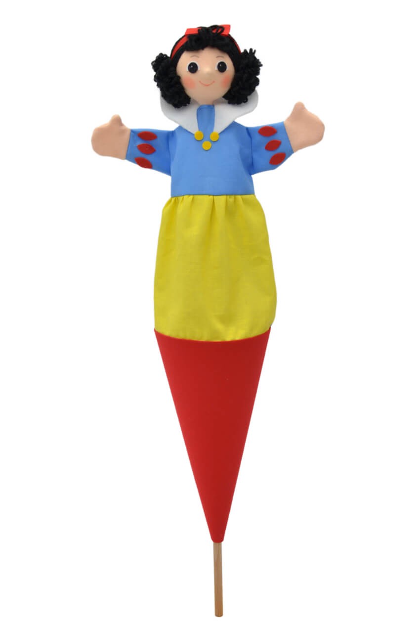 Schneewittchen 54 cm 3in1, Tütenkasper Schneewittchen 54 cm 3in1, Tütenkasper von munabo