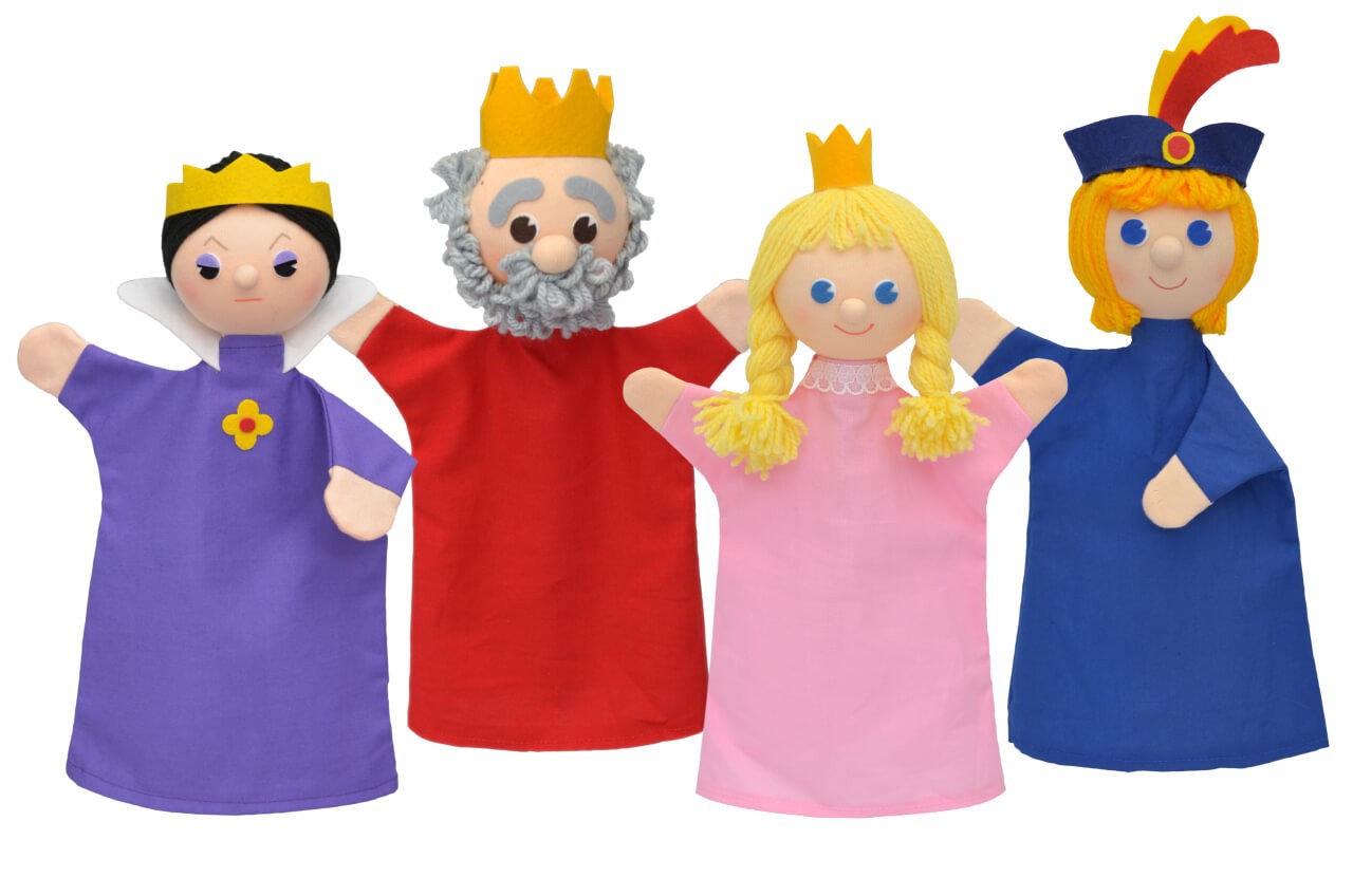 Set Handpuppen-Königsfamilie 3 Set Handpuppen-Königsfamilie 3 von munabo