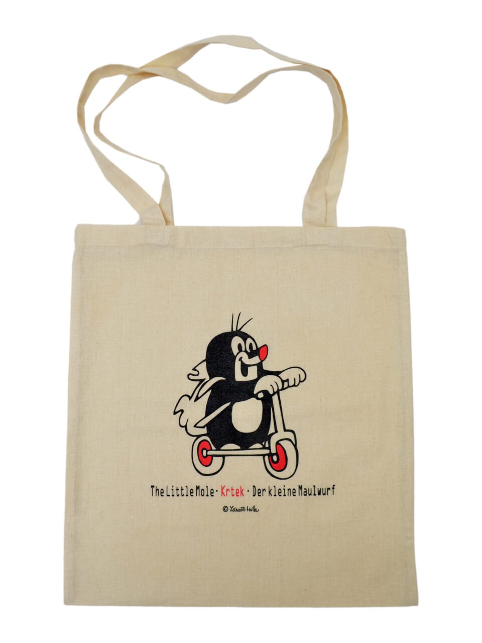 Tasche der kleine Maulwurf, Rollerfahrer - Stoffbeutel, Umhängebeutel Tasche der kleine Maulwurf, Rollerfahrer - Stoffbeutel, Umhängebeutel von munabo