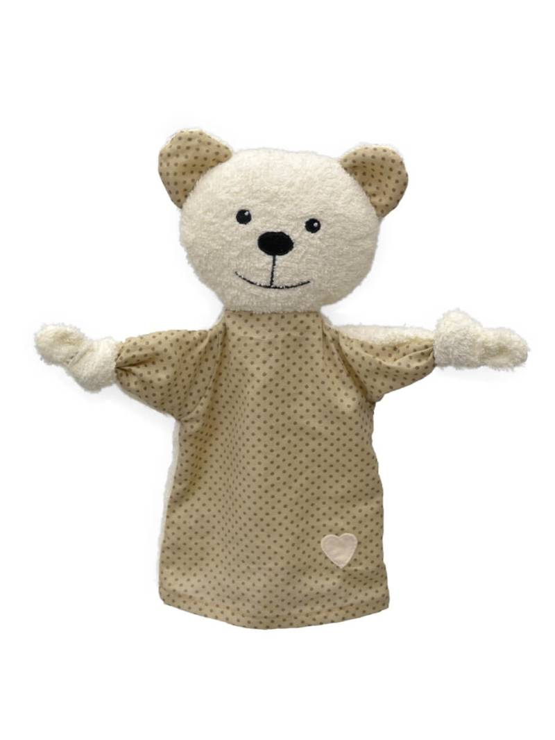 Teddybär 28 cm,Frotteehandpuppe von munabo