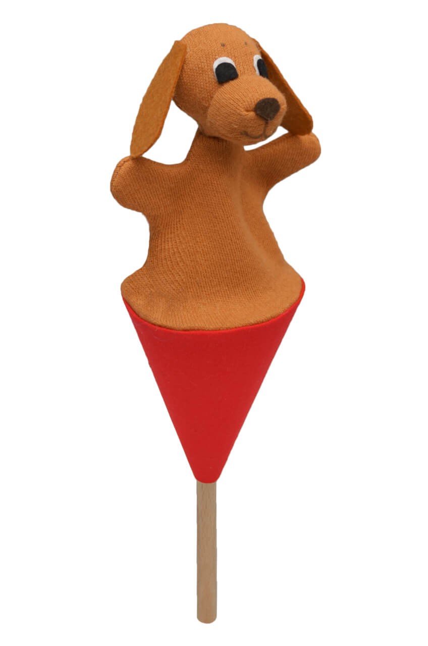 Tütenkasper Hund, 19cm von munabo