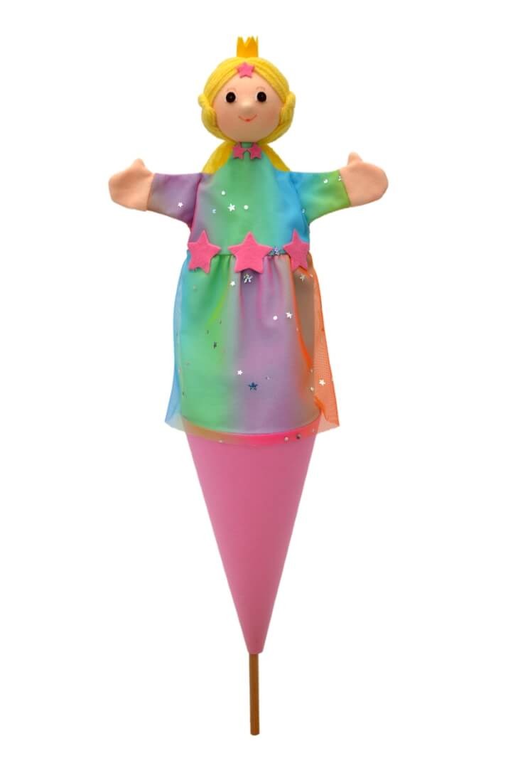 Tütenkasper Prinzessin-Regenbogen 54cm von munabo