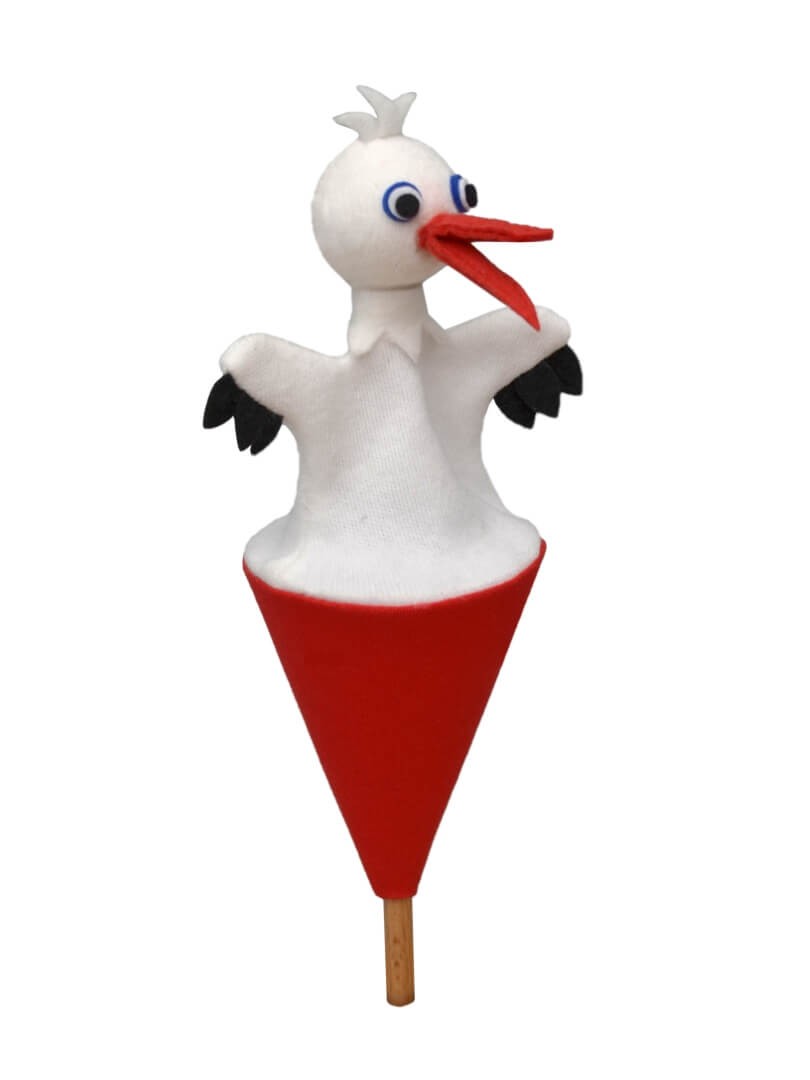 Tütenkasper Storch, 20cm Tütenkasper Storch, 20cm von munabo