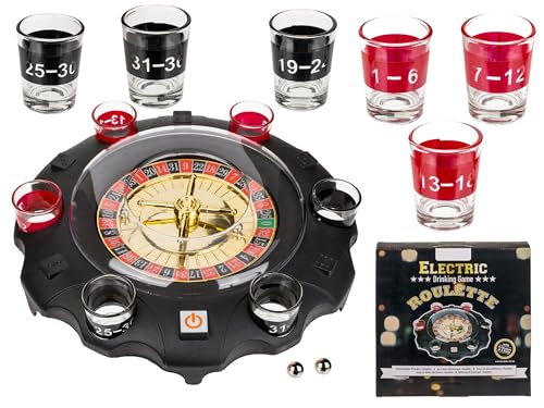 mucHome Elektronische Trinkspiele Gesellschaftsspiele Partyspiele Feierspiele (Elektronisches Roulette) von mucHome