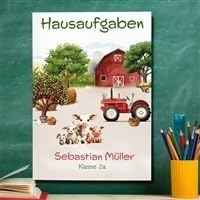 muckki.de Hausaufgabenheft Bauernhof #1 DIN A5-48 Blatt mit Name und Klasse muckki.de Hausaufgabenheft Bauernhof #1 DIN A5-48 Blatt mit Name und Klasse von muckki.de